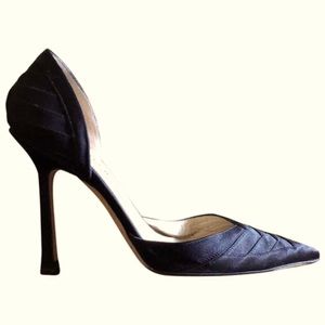 Jimmy Choo Satin Black Pillow EU 35.5 Pumps